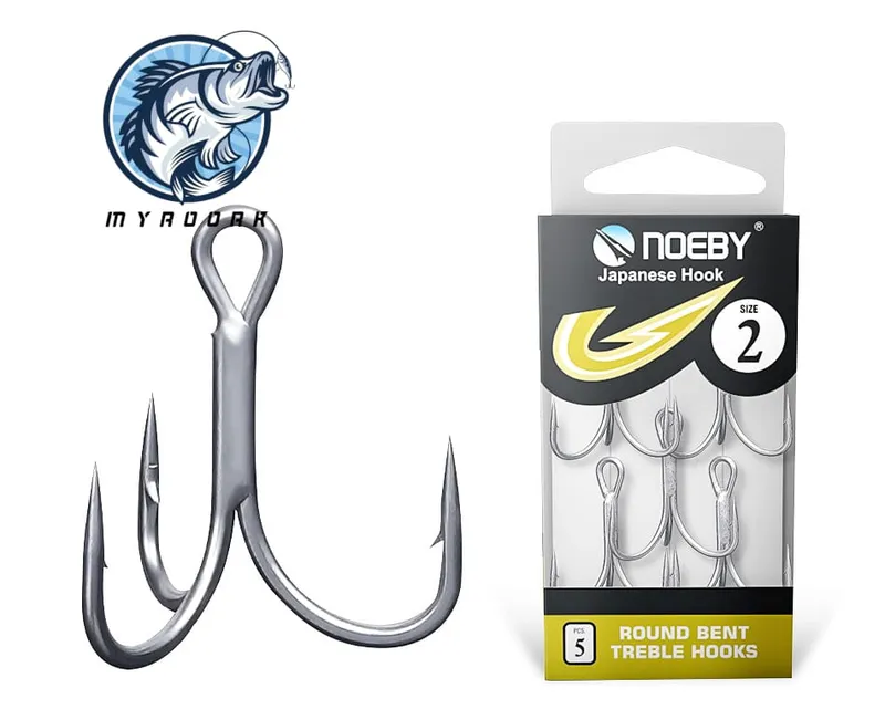 NOEBY Japanese Treble Hooks