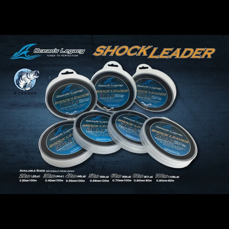 Ocean Legacy Shock Leader 20LB / 30LB / 40LB