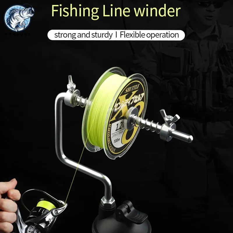 Line Winder with Rotating Base