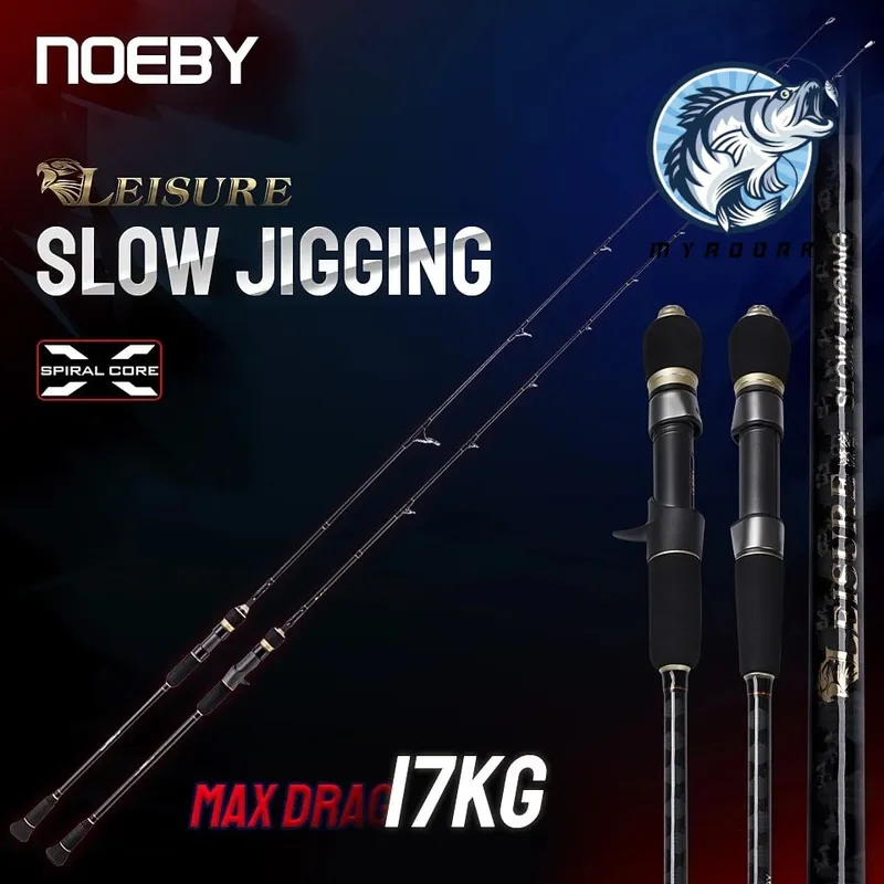 NOEBY Leisure Slow Jigging Spinning Reel Carbon Fibre - Jigging Rod